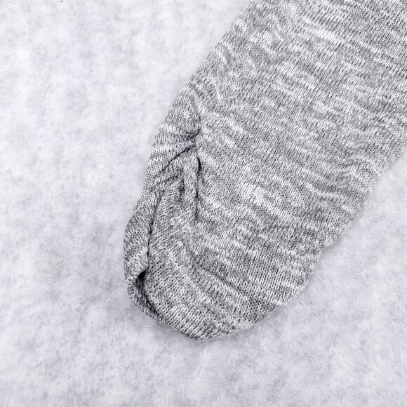 Miss Chievous Hoodie Womens M Gray Lace Crochet Back Pockets Casual Athleisure - Picture 8 of 13